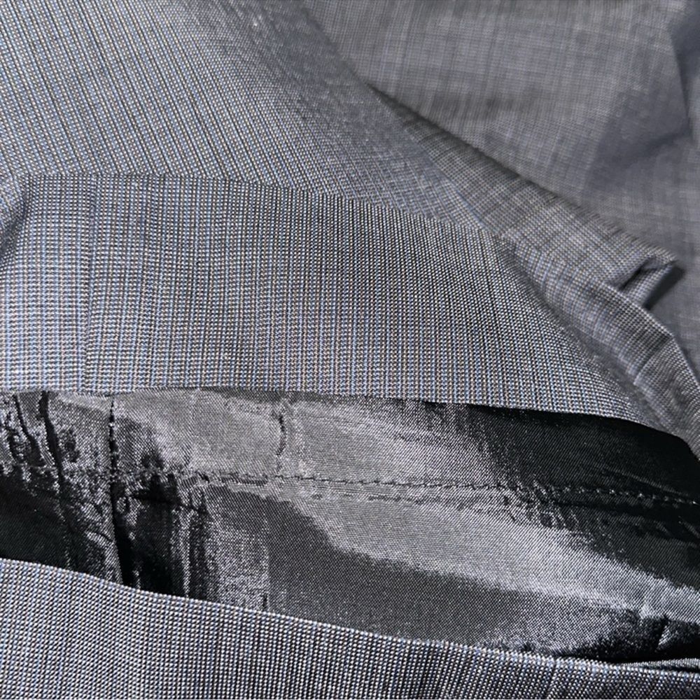 Anne Klein 4P Gray Wool Blend Proffesional Blazer Pant Suit - Picture 15 of 16